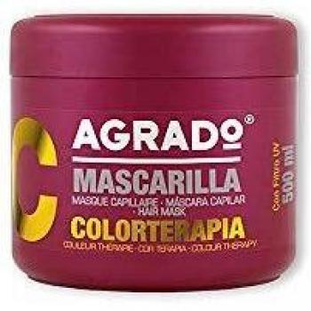 Mascarilla para el pelo, mascarilla para pelos teñidos colorterapia 500ml - Agrado