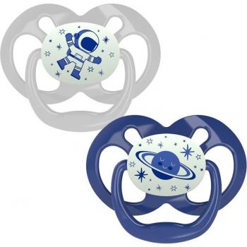 Chupete Dr. Brown's Advantage Reversible Nocturno T2 6-18 Meses - Pack 2 Und.