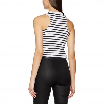 G-STAR RAW Zovas Slim Cropped R T Wmm S/Less, Camiseta sin Mangas para Mujer, Multicolor