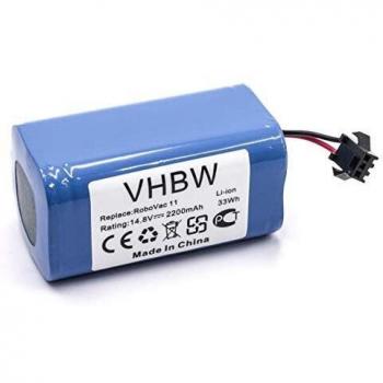 Batería Li-Ion 2200mAh (14.8V) compatible con robots aspiradores Eufy, Cecotec CONGA y otros modelos, reemplazo para 4INR/19/66, PA04