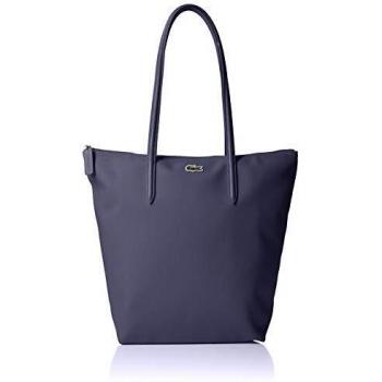 LACOSTE Ladies Vertical Shopping Tote Bag - Dark Blue, 39cm x 26cm x 16cm