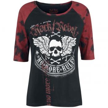 Rock Rebel by EMP World Of Trouble Manga Larga Mujer Negro XS