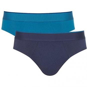 Sloggi Ever Airy Men's Briefs 2-Pack - Large - Blue