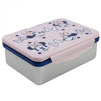 Fiambrera Hermética Acero Inoxidable Minnie Mouse 1100 ML