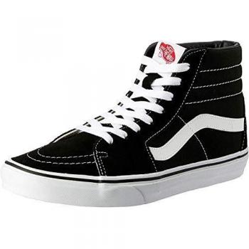 Vans Unisex Sk8-Hi Core Classic High Top Sneakers, Black, Size: 12 US