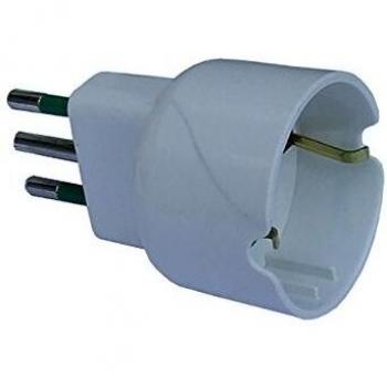 Adaptador Schuko Enchufe 2P + T 10 a-presa Schuko 2P + T 16 A