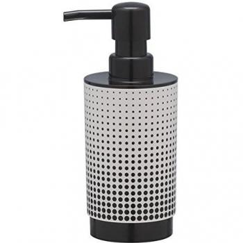 Sealskin Dispensador de Jabón Speckles, 7 x 8.4 x 17.6 cm, ABS Plástico, Negro y Blanco