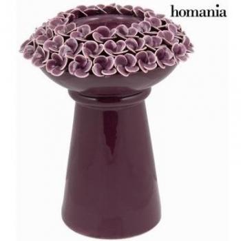 Candelabro con rose porpora - Enchanted Forest Collezione by Homania