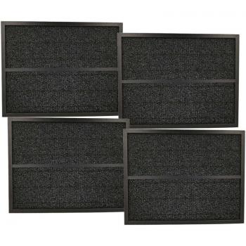 Filtro de aire 4x reemplazo DeLonghi 5513710001 para purificador - Filtro combinado carbón activo + filtro HEPA - Vhbw