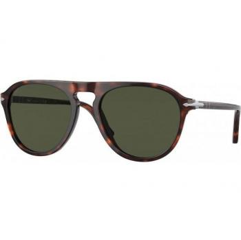 Persol PO3302S 24/31 Unisex Pilot Sunglasses Havana/Tortoiseshell Size 55