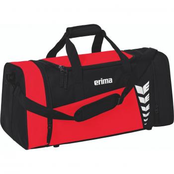 Erima Six Wings Unisex Sports Bag 76L Red and Black