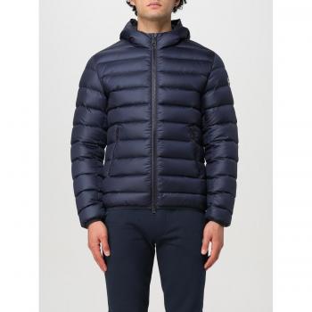 Colmar Men's Navy Blue Down Jacket with Fixed Hood - Size 46