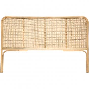 Cabecero de Ratán Ronnie, 160x100 cm, color beige, diseño interior moderno
