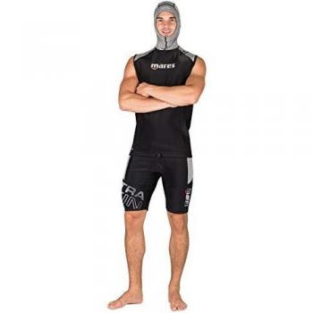 Mares Ultra Skin - Pantalones Cortos Impermeables para Hombre, Hombre, 412391, Negro, Large