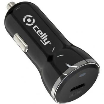 Cargador de Coche Celly RTGCC20WBK Negro