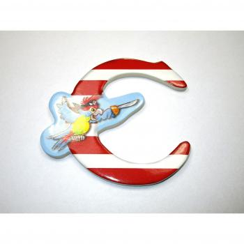 Captian Sharky Letter - C