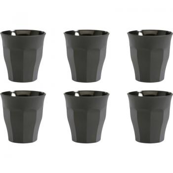 Pack de 6 Vasos Duralex Picardie 9 cl Gris
