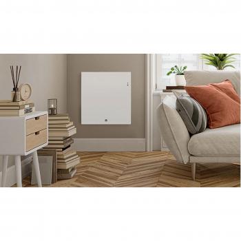 Radiador eléctrico inteligente horizontal compacto Thermor Ingenio 4 - 1000W - Blanco Mat
