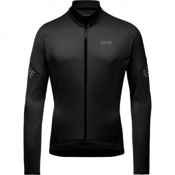 Gore Wear C3 Thermo Long Sleeve Jersey for Men - Black - XXL