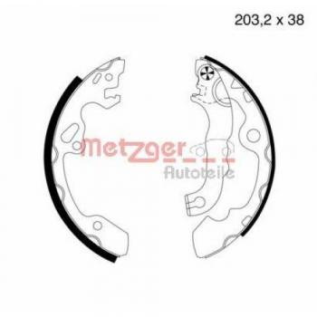 Juego de zapatas de freno traseras METZGER MG 716 para Ford Focus Mk1