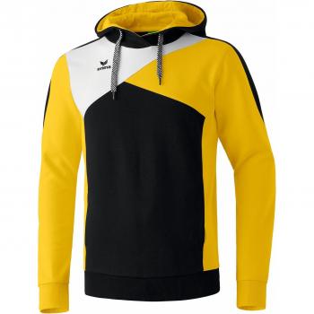 Erima Top Langarm Hoodie - Sudadera con capucha para hombre, color negro, talla 128 cm