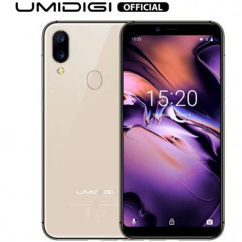 UMIDIGI A3 Smartphone Libres, Pantalla 18:9/5.5 Android 8.1,Face Unlock,2GB + 16GB, Cámara Trasera de 12MP + 5MP, Procesador Quad-Core MT6739,Dual 4G Volte, Batería 3300mAh.[Oro]