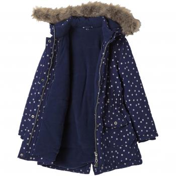 VERTBAUDET Parka niña 3 en 1 con forro polar Azul Marino Estampado 2A