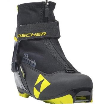 Botas de esquí de fondo para niños Fischer Jr Combi, características: diseño específico para niños, compatible con fijaciones NNN y SNS, aislamiento térmico, forro cómodo y transpirable, suela flexible para mayor comodidad en el esqu