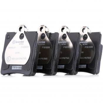 Juego de pastillas de freno BREMBO Xtra P 50 033X, Trasero