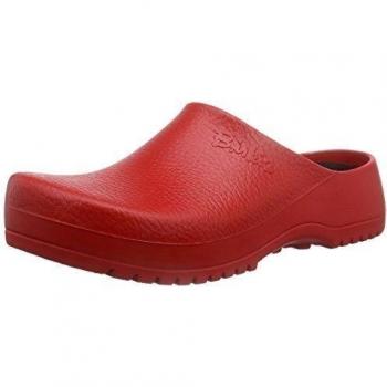 Birki 068031 - Sandalias Unisex, Color Rojo, Talla 43