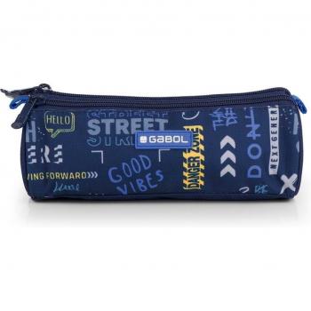 Estuche triple Gabol SKULL azul resistente al agua