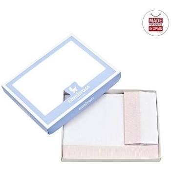 Cambrass Star - Sabana para cuna 60, pack de 3, color rosa