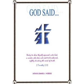 God Said...: En el Comienzo - Edición de Tapa Blanda
