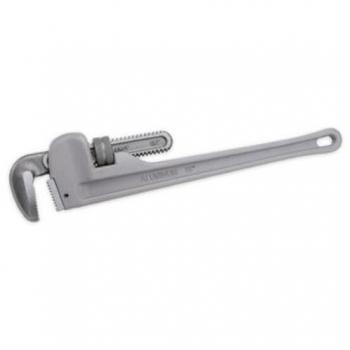 Llave Stillson Profesional de Aluminio 900mm con mango antideslizante, diseño ergonómico, capacidad de apertura hasta 90mm y acabado resistente a la corrosión