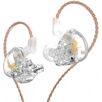 Auriculares KZ EDX HIFI Dinámicos con Graves Fuertes, In Ear, Deportivos, Cancelación de Ruido para Música y Videojuegos
