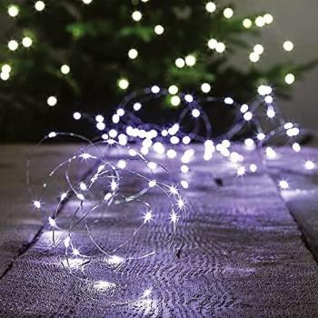 Corona de Navidad de Cobre Blanco