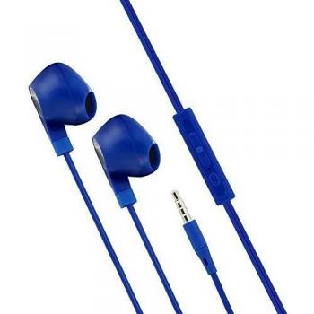 MOOOV 493160 - Auriculares in-Ear con micrófono Integrado, Color Azul