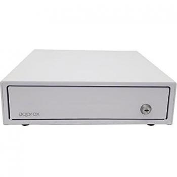 APPROX approx Caj n Portamonedas CASH33WH 33x36cm Blanco appCASH33WH