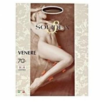 Medias de compresión Solidea Venere 70 Den, 12-15 mmHg, talla 4XL, color moca