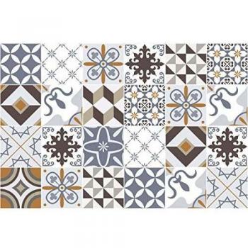 Ambiance-Live col-RV-0337_15x15cm Pegatinas de Pared, Vinilo, Multicolores