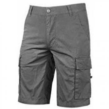 U-Power Pantalones Cortos de Trabajo Summer - Color Gris - Talla S