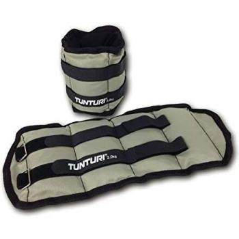 Tunturi 14tusfu118 Lastres de Tobillos, Unisex Adulto, Gris, 1 kg