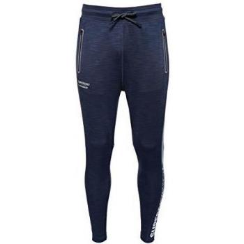 Superdry Hombre Pantalones para Entrenamiento Ligero Active Teñido Espacial Gris Oscuro XXL