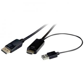 Cable Adaptador HDMI a DisplayPort 3m 4K 60Hz Roline