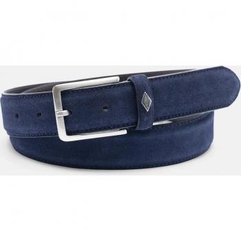 Cinturón de hombre Lottusse de piel azul marino