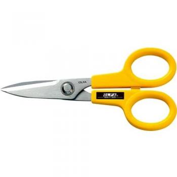 Olfa SCS-1 - Tijeras multiusos con cuchillas dentadas de acero inoxidable de 140 mm