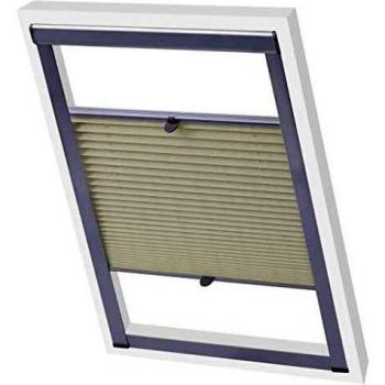 vidaXL Persiana Plisada Crema SK06 Cortinas Estores Protección Ventanas Hogar