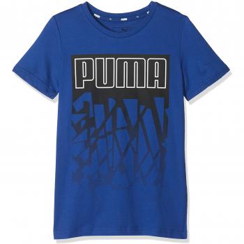 Puma Style Graphic tee B – Camiseta, Niños, 851881, Sodalite Blue, 152