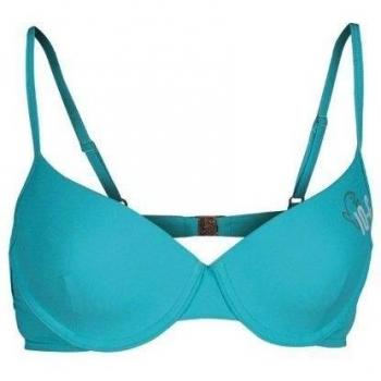 iQ-Company Bikini-Oberteil UV 300 Classic Pad Parte de Arriba, Mujer, 2520_Turquoise, XS