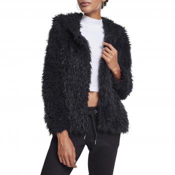 Urban Classic Plus Size Women's Hooded Teddy Parka